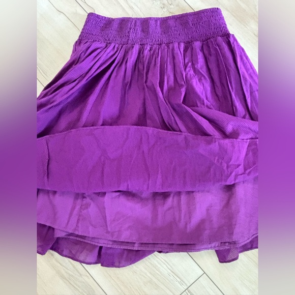 Club Monaco Vibrant Purple Skater Skirt - Picture 2 of 4